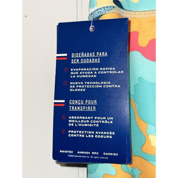 NWT Champion Women's Absolute Knit Leggings Abstract Camo Teal Size Medium - Picture 6 of 7